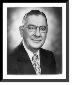 Historic Framed Print, [Wilbur D. Mills, head-and-shoulders portrait, facing front],  17-7/8" x 21-7/8"