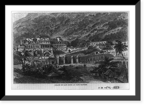 Palace of Sans Souci at Cape Haytien sic, Vintage Print