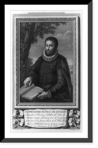 Historic Framed Print, D. Fernando Nu&ntilde;ez de Guzman.Ml. Esquivel lo grab&oacute; ; J.L. Enquidanos lo dibuj&oacute;.,  17-7/8" x 21-7/8"