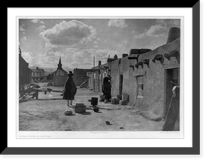 Street Scene. San Juan, Vintage Poster