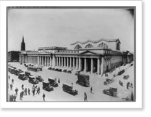 Vintage Building Photo - New York City - Penn. Station