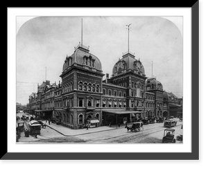 Historic Framed Print, Grand Central Station, New York City,  17-7/8" x 21-7/8"