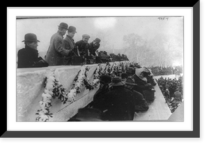 Historic Framed Print, [Photographers at President Taft's inauguration, March 4, 1909],  17-7/8" x 21-7/8"