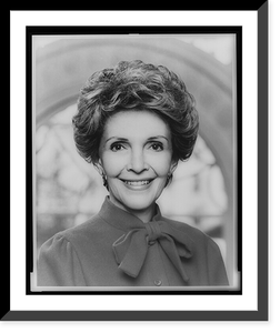 Antique Portrait - Mrs. Ronald Reagan, head-and-shoulders portrait
