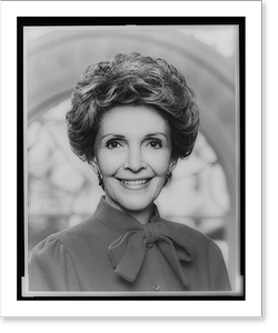 Antique Portrait - Mrs. Ronald Reagan, head-and-shoulders portrait