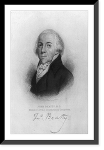 Historic Framed Print, John Beatty, 1749-1826,  17-7/8" x 21-7/8"