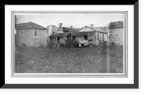 Gen. Macon's(?) house after hailstorm, San Antonio, Texas Classic, Historic Reproduction