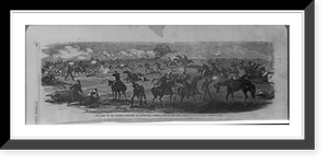 The Army of the Potomac - skirmish at Upperville, Virginia, June 21, 1863.from a sketch by Mr. A.R. Waud, Vintage Wall Art