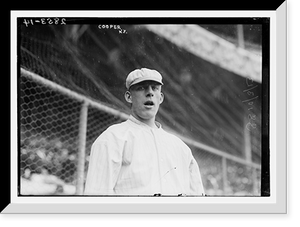 Historic Framed Print, Claude Cooper, New York NL, at Polo Grounds, NY (baseball),  17-7/8" x 21-7/8"