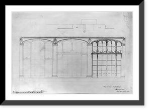 The White House (Executive Mansion"), Washington, D.C. Screen design, door sash detail" Classic, Vintage Print