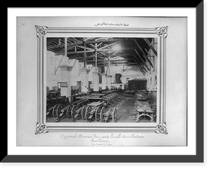 Historic Framed Print, [Interior view of the Tophane Factory].Constantinople, Abdullah Fr&egrave;res. - 11,  17-7/8" x 21-7/8"