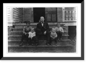 Historic Framed Print, Mr. Smith, overseer in Wylie Mill, Chester, S.C. He will not let his children work in the mill. Says it is no place for them. Plenty of children below 12 in his mill.,  17-7/8" x 21-7/8"