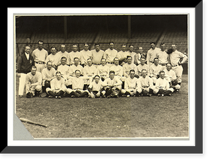 Historic Framed Print, [New York Yankees baseball team posed],  17-7/8" x 21-7/8"