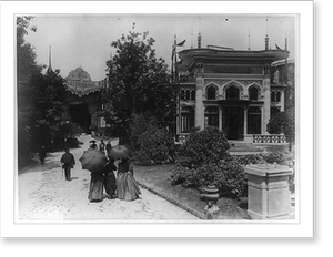 Vintage Americana Print - World's Fairs - Turkish Tobacco, 1889