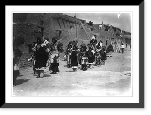 Fiesta of San Estevan (A). Acoma, Vintage Print