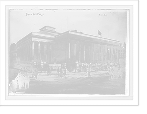Bourse, Paris, Antique Poster