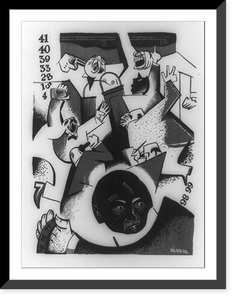 Stock Exchange.drawing by William Gropper. Classic, Historic Reproduction