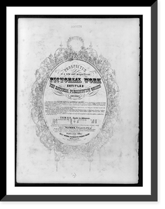 Advertisement for Plumbe's National Plumbeotype Gallery, Vintage Print