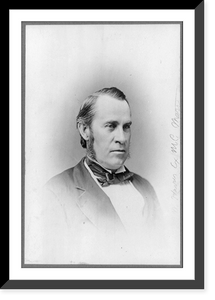 Historic Framed Print, [Benjamin Winslow Harris, head-and-shoulders portrait, facing left],  17-7/8" x 21-7/8"