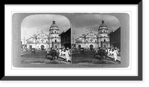 The steel church of San Sebastian, Manila, Philippine Islands - 2, Vintage Print