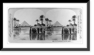 Historic Framed Print, The inundation of the Nile, Egypt,  17-7/8" x 21-7/8"