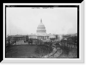 Historic Framed Print, Capitol - Wash, D.C.,  17-7/8" x 21-7/8"