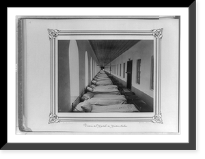 A ward in the (Military) Hospital at Haydarpasa.Constantinople, Abdullah Fr&egrave;res. Classic, Vintage Print