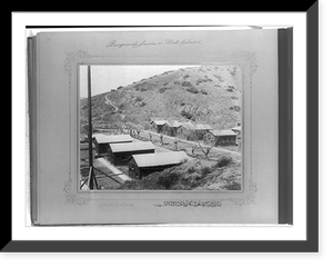 The production huts at the cartridge factory in Kirkaga&ccedil;.the photograph studio of the Imperial School of Engineering, Vintage Print