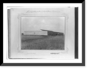 Historic Framed Print, [The new magazine at the Imperial Gunpowder Factory].the photograph studio of the Imperial School of Engineering.,  17-7/8" x 21-7/8"