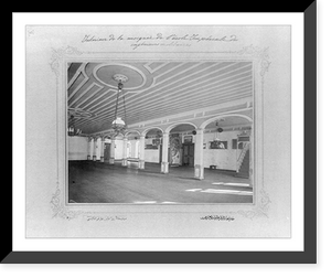 Historic Framed Print, [The mosque of the Imperial School of Engineering].the photograph studio of the Imperial School of Engineering.,  17-7/8" x 21-7/8"