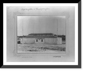 The ammunition magazine in the Pen Kuyrucak.the photograph studio of the Imperial School of Engineering. - 2, Antique Poster