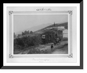 Historic Framed Print, [The Eski Kaplica (Old Thermal Spring) in Bursa].Abdullah Fr&egrave;res.,  17-7/8" x 21-7/8"