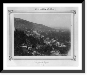 Historic Framed Print, [View of Bursa from Tophane].Abdullah Fr&egrave;res.,  17-7/8" x 21-7/8"
