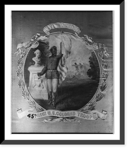 One cause, one country - 45th Regt. U.S. Colored Troops, Vintage Poster