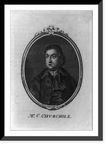 Charles Churchill, 1731-1764, Historic Print