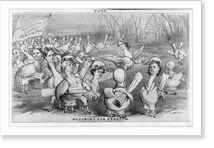 Historic Photo Print - Flocking for Freedom - Vintage Home Decor Print