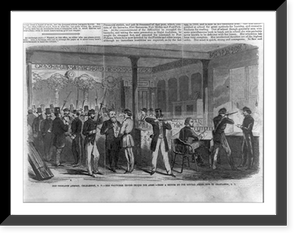 The Ordnance armory, Charleston, S.C. - the volunteer troops trying the arms - from a sketch by our special artist now in Charleston, S.C, Antique Wall Art
