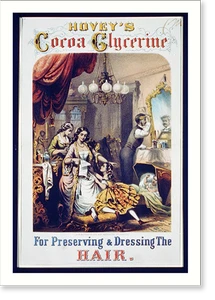 Vintage Americana Print - Hovey's Cocoa Glycerine for preserving (1)