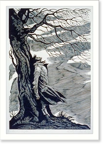 Black & White Photo - Wuthering heights.Fritz Eichenberg