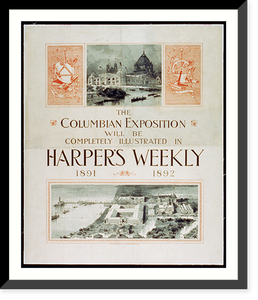 Vintage Photo Print - World's Fairs - The Columbian Exposition, 1891