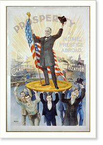 Vintage Americana Print - Prosperity at home, prestige abroad