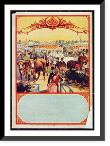 No title. Livestock show with animals, people lookign at them, and show buildigns in background, Historic Reproduction