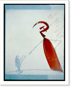 Vintage Photo Print - Man and Russian missile - Vintage Wall Art Gift