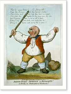 Vintage Photo Print - Johnny Bull's defiance to Bonaparte!