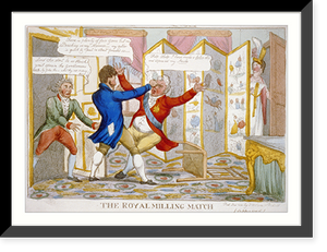 Historic Framed Print, The royal milling match - 2,  17-7/8" x 21-7/8"
