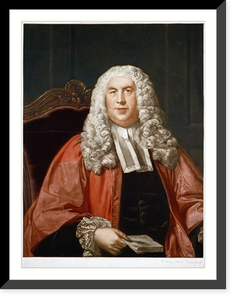 Sir William Blackstone, half-length portrait, seated, facing slightly left.T. Hamilton Crawford, printer. - 2, Antique Poster