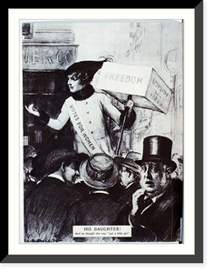 Historic Framed Print, His daughter! And he thought she was just a little girl"",  17-7/8" x 21-7/8"