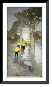 Historic Framed Print, Temple gate.Bertha Lum,  17-7/8" x 21-7/8"
