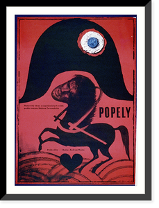 Historic Framed Print, Popely. Polsky film. Rezie: Andrezej Wajda,  17-7/8" x 21-7/8"