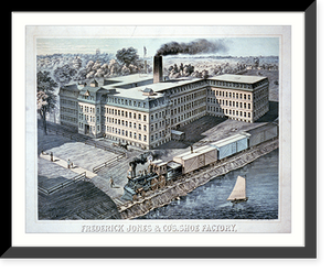 Frederick Jones & Co's. shoe factory, Plymouth, Mass. - 2 Classic, Antique Wall Art